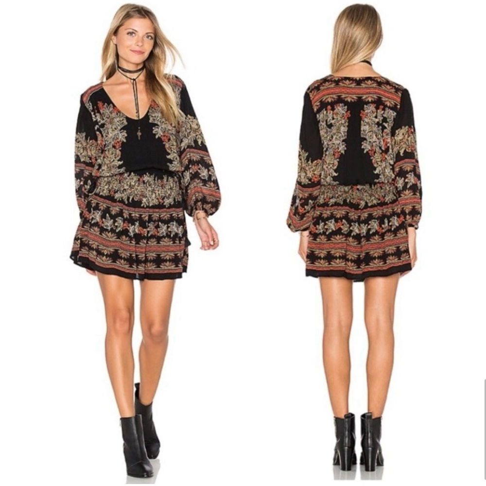 Free People Moonlight Drive Mini Dress NWT SZ S - Picture 4 of 12